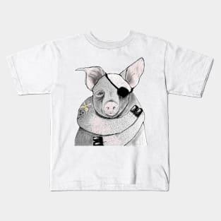 Living Pig Kids T-Shirt